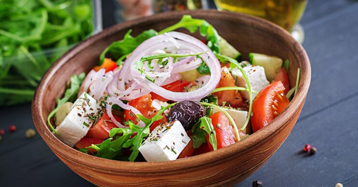 Horiatiki, görög saláta laktózérzékenyeknek